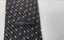 Load image into Gallery viewer, Donna Karan New York Mens Multicolor Printed Adjustable Long Formal Designer Tie
