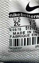 Load image into Gallery viewer, Nike Kids SMS Roadrunner 2 512164-100 White Navy Blue Sneaker Shoes Size 2C
