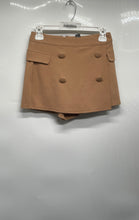 Load image into Gallery viewer, Forever 21 Womens Brown Flap Pockets Pull On Stretch Mini Skirt Size Small
