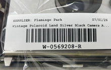 Load image into Gallery viewer, Vintage Polaroid Land Automatic 210 Silver Black Folding Instant Camera
