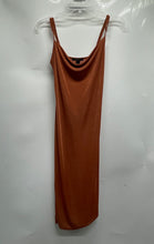 Load image into Gallery viewer, Forever 21 Womens Brown Sleeveless Cowl Neck Adjustable Strap Slip Dress Size S
