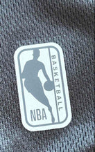 Load image into Gallery viewer, NBA Boys Black Graphic Print Short Sleeve Stand-Up Collar Shirt Jersey Size S
