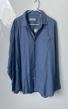 Load image into Gallery viewer, Tommy Bahama Mens Blue Pockets Long Sleeve Collared Button-Up Shirt Size XXL
