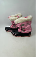 Load image into Gallery viewer, Dream Pairs Girls Forester Pink White Round Toe Lace-Up Snow Boots Size 5
