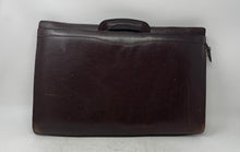 Load image into Gallery viewer, Unbranded Mens Brown Leather Double Handle Business Document Portfolio Briefcase
