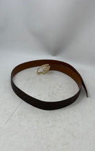 Load image into Gallery viewer, Michael Kors Womens Brown Signature Print Adjustable Buckle Belt

