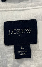 Load image into Gallery viewer, J.Crew Mens White Short Sleeve Collared Button-Up Shirt Size Large

