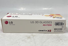 Load image into Gallery viewer, Set Of 2 Pcs LG AG-F200 Cinema Orange Passive Compatible 3D Glasses
