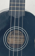 Load image into Gallery viewer, Audstter Model No: AUD-UK2BAG Black 4 String Small Acoustic Ukulele With Case
