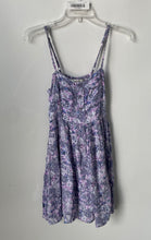 Load image into Gallery viewer, XXI Womens Multicolor Floral Spaghetti Straps Smocked Back Mini Dress Size S
