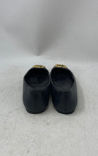 Load image into Gallery viewer, Michael Kors Womens Black Logo Medallion Round Toe Slip-On Ballet Flats Size 5M
