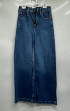 Load image into Gallery viewer, Gap Womens Blue Denim Dark Wash Stretch Pockets Wide-Leg Jeans Size 25/0P
