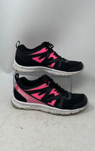 Load image into Gallery viewer, Reebok Womens Memory Tech Black Pink Lace-Up Low Top Sneaker Shoes Size 8
