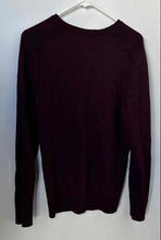 Load image into Gallery viewer, Express Womens Wine Color Long Sleeve V-Neck Pullover Sweater Size Medium
