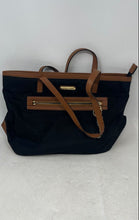 Load image into Gallery viewer, Michael Kors Womens Kempton Black Brown Inner Pocket Double Handle Tote Handbag
