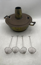 Load image into Gallery viewer, Vintage Kitchen Appliance Classic Brass Mongolian Hot Pot Water Warmer

