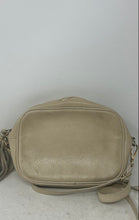 Load image into Gallery viewer, Womens Beige Genuine Leather Tassel Detachable Strap Zipper Crossbody Bag
