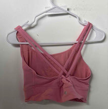 Load image into Gallery viewer, Lululemon Womens Light Pink Activewear Scoop Neck Crossback Sports Bra Size 8

