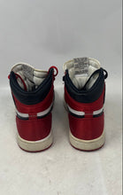 Load image into Gallery viewer, Nike Womens Air Jordan 1 Retro High White Red Black Sneaker Shoes Size 8.5
