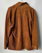 Load image into Gallery viewer, Karl Lagerfeld Womens Brown Corduroy Long Sleeve Snap Front Jacket Size Medium
