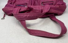 Load image into Gallery viewer, Kipling Womens Pink Outer Zipper Pockets Double Handle Travel Shoulder Bag
