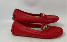 Load image into Gallery viewer, Anne Klein Womens Red Leather Iflex Moc Toe Slip-On Loafer Shoes Size 7.5M
