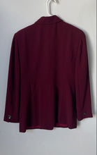 Load image into Gallery viewer, Jones New York Womens Red Long Sleeve Notch Lapel Four-Button Blazer Size 6P
