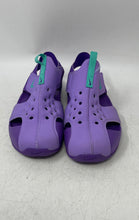 Load image into Gallery viewer, Nike Girls Sunray Protect 2 Purple Dual Hook And Loop Water Sandals Size 2Y
