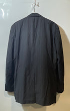 Load image into Gallery viewer, Hugo Boss Mens Black Striped Long Sleeve Notch Lapel Three-Button Blazer Sz 42L
