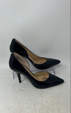 Load image into Gallery viewer, Michael Kors Womens Black Leather Pointed Toe Slip-On Pump Heels Size 37
