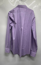 Load image into Gallery viewer, Express Mens Lilac Long Sleeve Collared Dress Shirt Size Large
