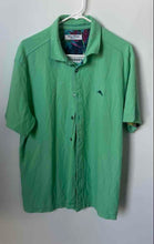 Load image into Gallery viewer, Tommy Bahama Mens Mint Green Island Zone Collared Button-Up Shirt Size Large
