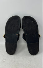 Load image into Gallery viewer, Vince Camuto Womens Noryna Black Leather Open Toe Slip-On Slide Sandals Size 8M
