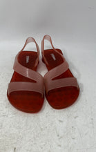 Load image into Gallery viewer, Melissa Kids The Real Jelly Paris Pink Slip-On Slingback Sandals Size 6
