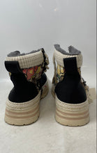Load image into Gallery viewer, Cahhrrn Womens Black Suede Round Toe Lace-Up Combat Shoes Size EUR 41
