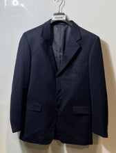 Load image into Gallery viewer, Jones New York Mens Navy Blue Notch Lapel Pockets Three-Button Blazer Size 40L
