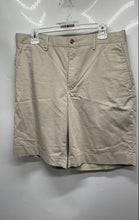 Load image into Gallery viewer, Polo Ralph Lauren Mens Beige Flat Front Stretch Classic Fit Chino Shorts Size 32
