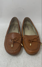 Load image into Gallery viewer, Michael Kors Womens Sutton Brown Leather Bow Slip-On Loafer Flats Size 7.5
