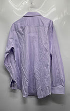 Load image into Gallery viewer, Calvin Klein Mens Light Purple Cotton Non-Iron Regular Fit Dress Shirt Size 16.5
