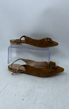 Load image into Gallery viewer, Riccardo Boccia Womens Brown Pointed Toe Flat Slingback Sandals Size 39
