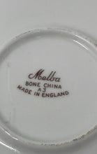Load image into Gallery viewer, Set Of 2 Pcs Melba White Rust Ferns Bone China Round Shape Tea Cup &amp; Saucer Set
