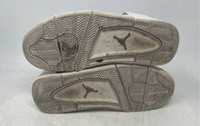 Load image into Gallery viewer, Nike Womens Air Jordan 4 Retro White Leather Lace-Up Basketball Shoes Size 8
