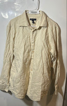 Load image into Gallery viewer, INC International Concepts Mens Beige Long Sleeve Collared Button-Up Shirt Sz XL
