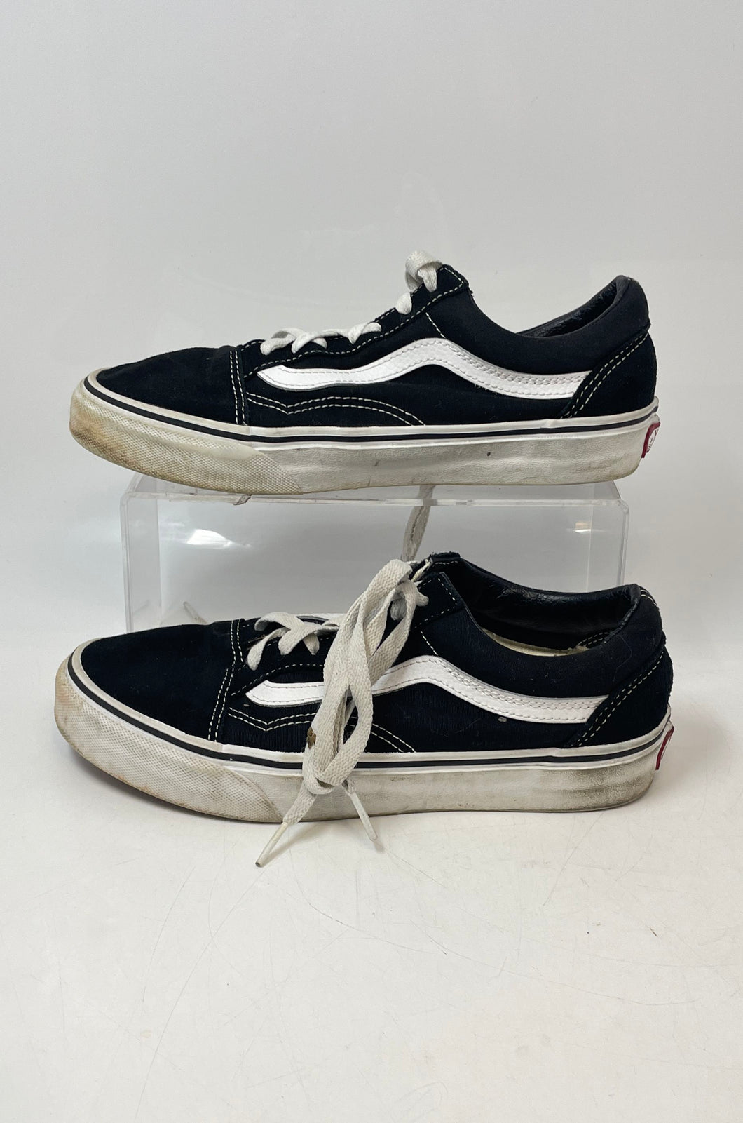 Vans Unisex Off The Wall 751505 Black And White Sneaker Shoes Size M6 W7.5