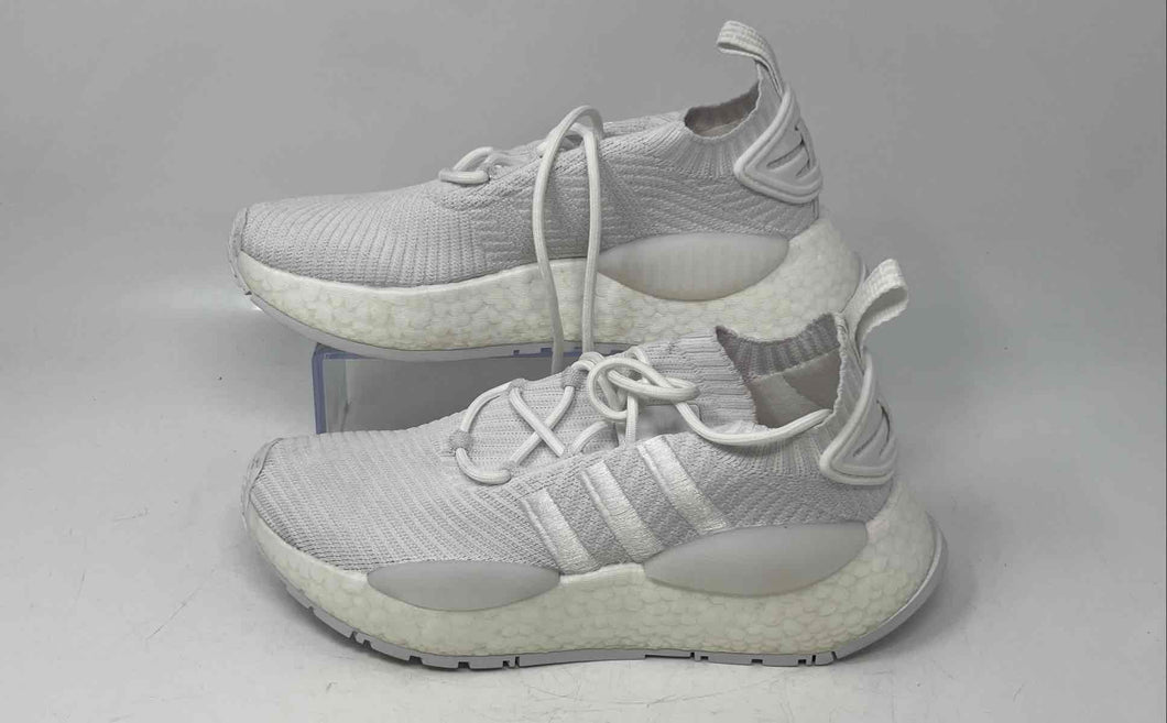 Adidas Womens NMD W1 IE5465 White Lace-Up Low Top Running Shoes Size 6.5