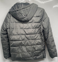 Load image into Gallery viewer, U.S. Polo Assn. Womens Black Hooded Full-Zip Puffer Jacket Size Large
