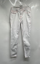 Load image into Gallery viewer, True Religion Womens Jennie White Denim Curvy Mid Rise Super Skinny Jeans Sz 28
