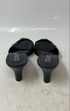Load image into Gallery viewer, Franco Sarto Womens Black Open Toe Slip-On Block Heel Slide Sandals Size 10M
