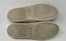 Load image into Gallery viewer, Authentic Tory Burch Womens Pink Leather Lace-Up Sneaker Shoes Size 9M Damaged
