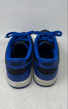 Load image into Gallery viewer, Nike Kids Dunk Low Blue Black Leather Lace-Up Sneakers Shoes Size 5.5
